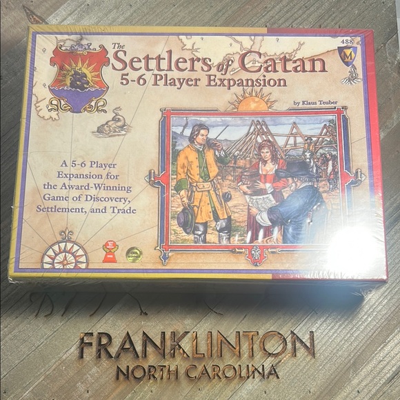 The Settlers of Catan: 5-6 Player Expansion Mayfair Games. 1999 Vintage NIB - Picture 1 of 2